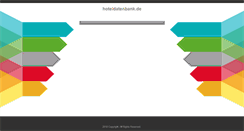 Desktop Screenshot of hoteldatenbank.de