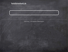 Tablet Screenshot of hoteldatenbank.de